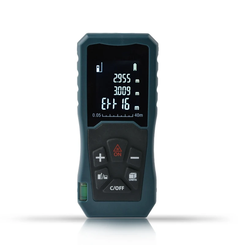 Цифровой лазерный дальномер 40 м 60 м 100 м ручной лазерный дальномер smart test range 40-100 м Питание от аккумулятора