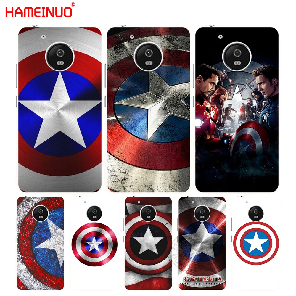 HAMEINUO Marvel Hero Captain America case cover for