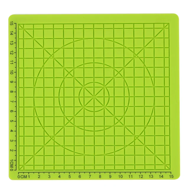 Cheap Green Educational Silicone Mat Tools Template Kids With 2 Finger Caps 3D Pen Accessory Drawing Board Children