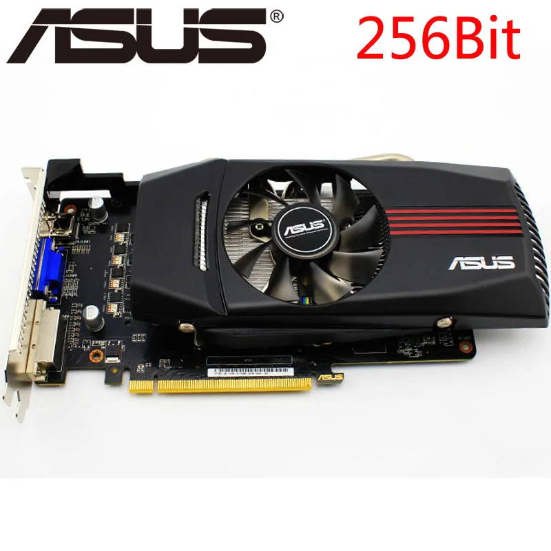 Видеокарта ASUS HD 7850 1GB 256Bit GDDR5, видеокарты для видеокарт ATI Radeon HD7850, VGA, эквивалент GTX 750 Ti GTX 650 750