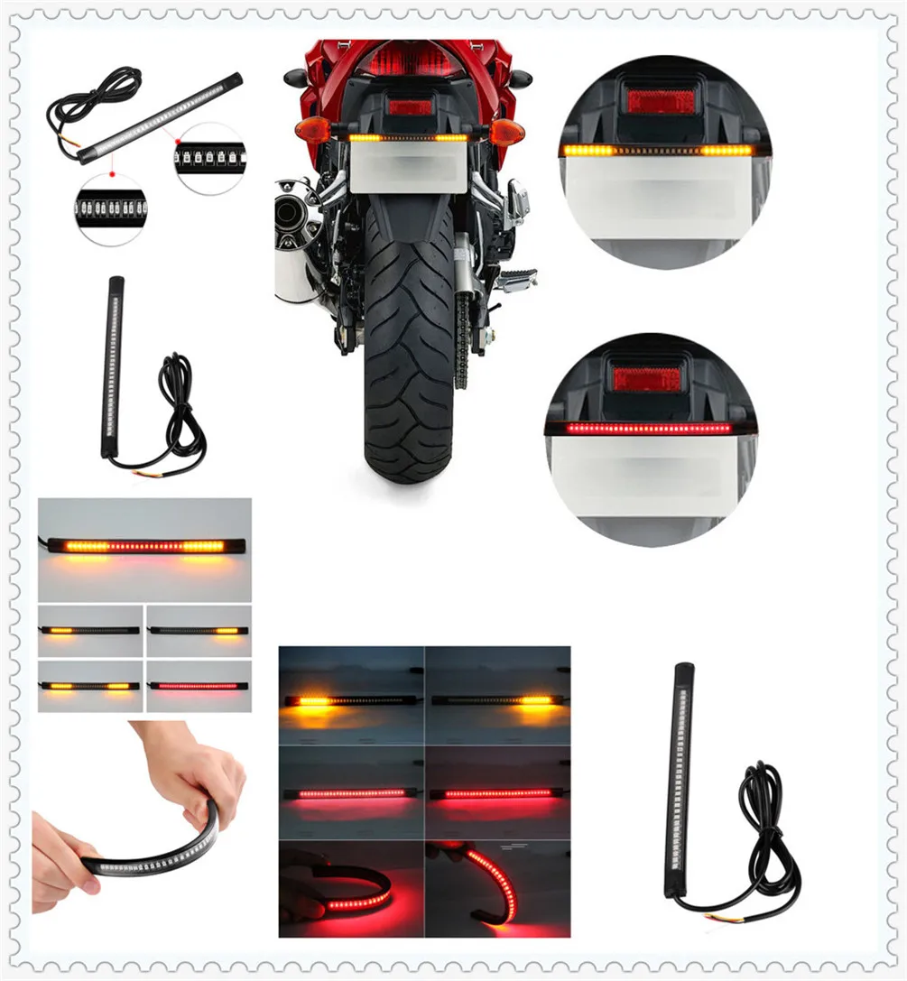 Motorcycle LED waterproof light strip steering warning with casing for HONDA CB1100 GIO special CRF1000L AFRICA TWIN CBF1000 A |