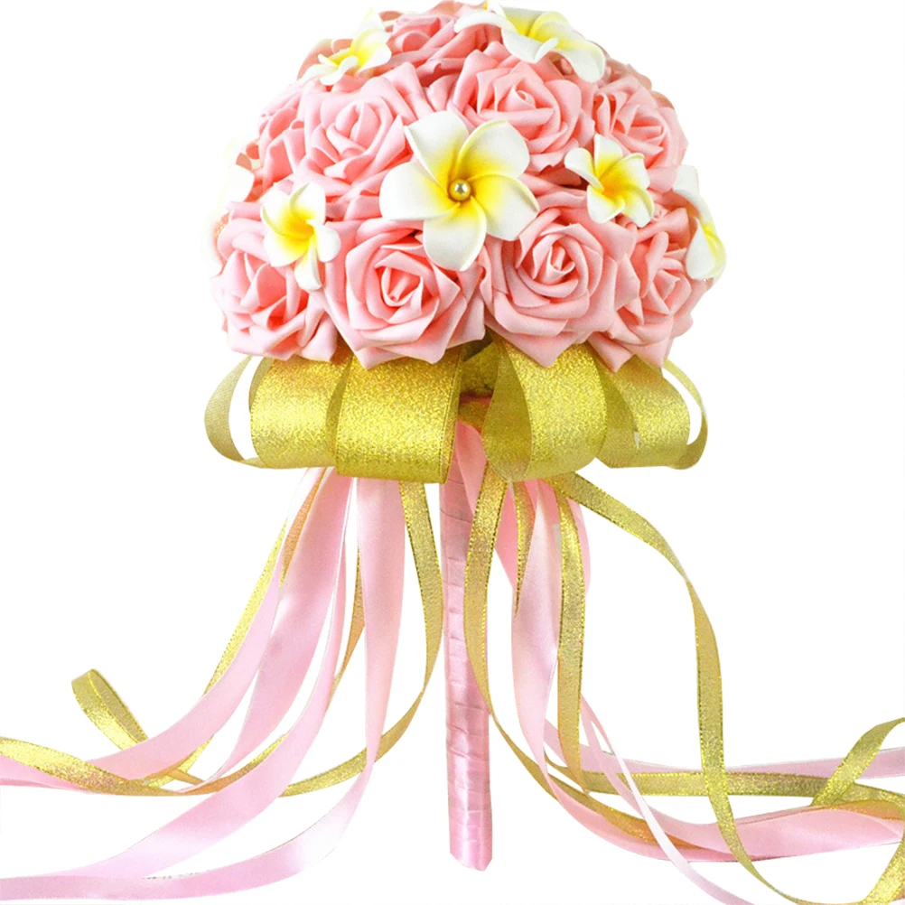 Wedding Bouquet Plastic Bridesmaid Bouquet Bridal Bouquet Artificial