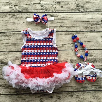 

sleeveless baby Kids 4th of July Patriotic petticoat May Memorial day outfit with accessories baby girl fourth of july outfits
