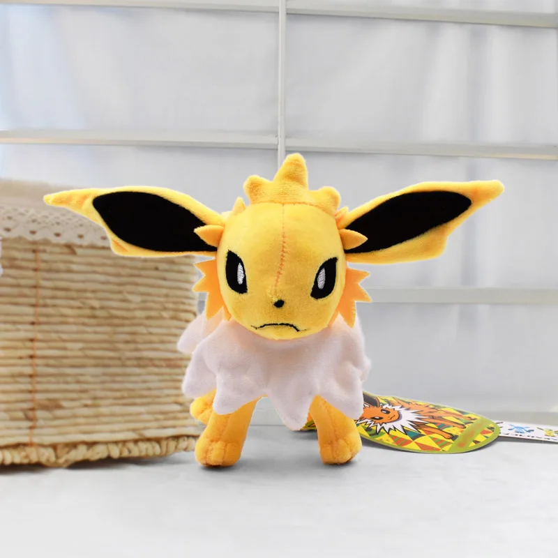 

15cm Doll Kawaii Standing Jolteon Plush Toy Stuffed Peluche Toys Dolls Gifts For Children Free Shipping