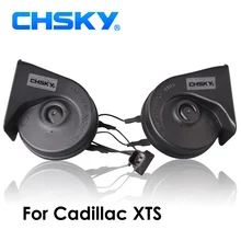 Tipo de Carro Buzina Caracol Chifre CHSKY Para Cadillac XTS 2013 a AGORA 12 V 110-129db Auto Chifre Loudness Tempo da Longa Vida De Alta Baixa Klaxon
