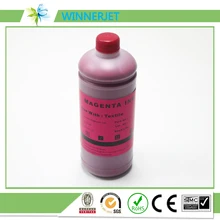 Winnerjet 4 цвета(DTG) текстильные чернила для Konica 512 промышленные головки для хлопка, химическое волокно, шерсть, шелк или смешанные