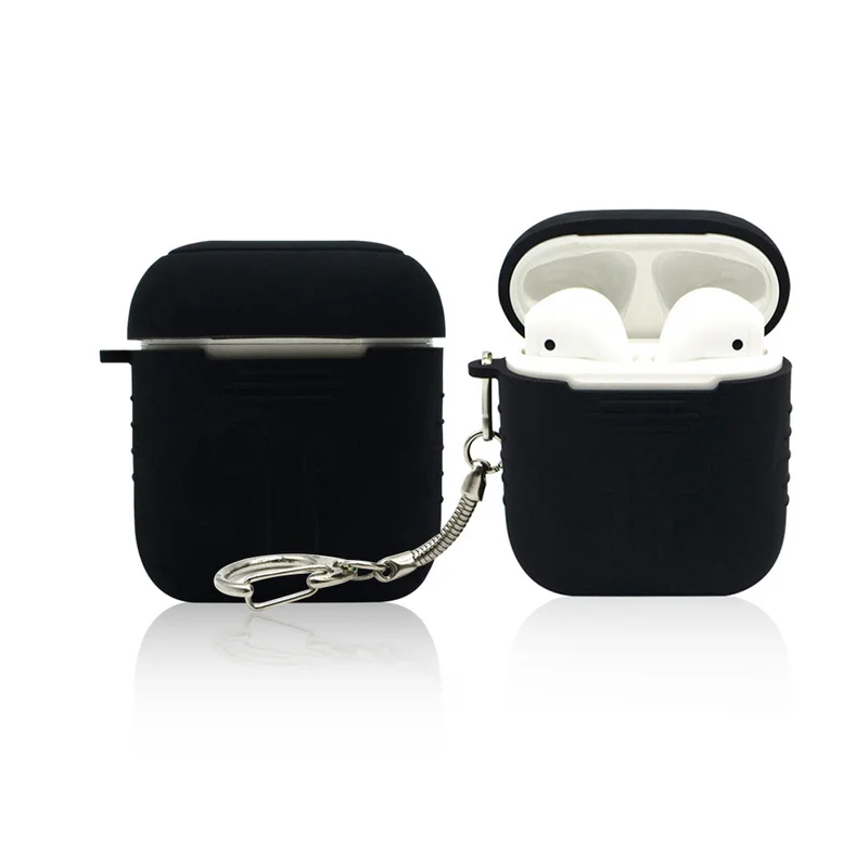 

1 Pc TPU Silicone Bluetooth Wireless Earphone Case For AirPods Anti-lost Chains Protective Colorful Cover Skin