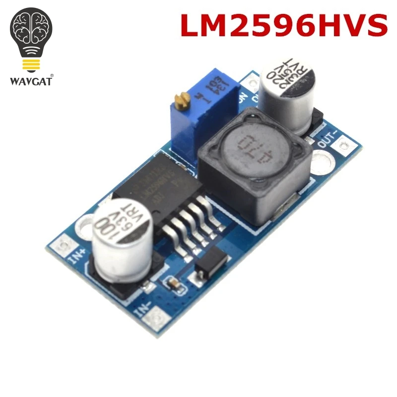 WAVGAT LM2596HVS LM2596 HV LM2596HV DC Регулируемый понижающий преобразователь модуль питания от