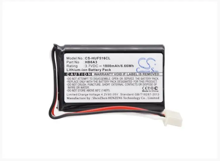 Аккумулятор Cameron Sino для HUAWEI ETS5623 F501 F516 F530 FP515H HB6A3 1800 мАч | Мобильные телефоны и