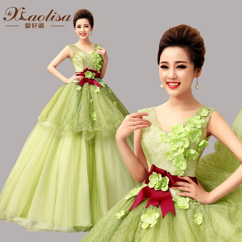 

Vestidos De 15 Ball Gowns Sweet 16 Sleeveless V Neck Long Sky Blue Quinceanera Dresses 3D Flowers For Quinceanera 15 Years