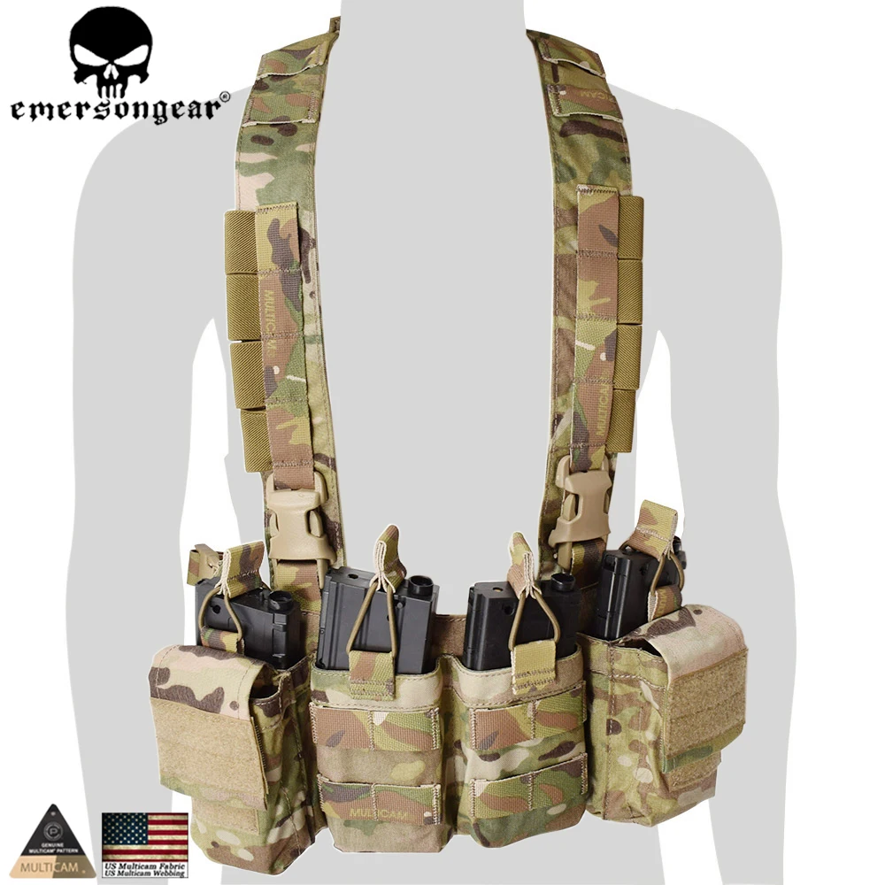 Emersongeargear Hunting Pouches Vest Chest Rig Multicam Vest Airsoft Painball Military Army Combat Gear EM7450 MC/AOR1/AOR2/