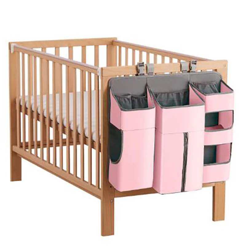  Baby Bed diaper bags Nappy Bag Crib hang bag Nappy Changing baby care Storage bag for toddler room 