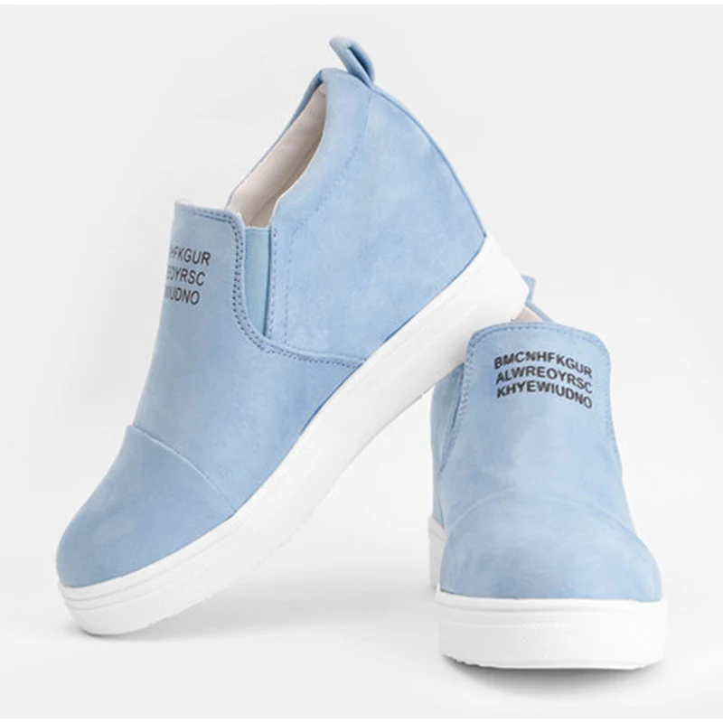

Fashion Boots Women Ladies Wedges Sneakers Botas Mujer Casual Shoes Increasing Shoes Spring Elastic Band Zapatos De Mujer