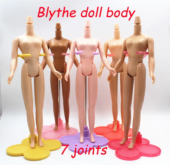 7 Gelenke Weiblicher Akt Körper für 12 "Takara RBL Blythe Azone Puppe 