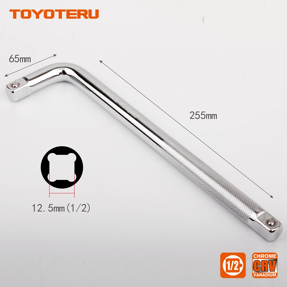 Торцевой ключ TOYOTERU ручной гаечный типа Heavy Drive 1/4 "3/8" 1/2 " хром ванадиевая