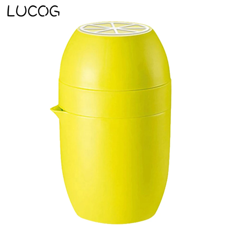 Mini Citrus Juicer Lemon Orange Squeezer Household Lid Rotation Press Juice Cup for Fresh Oranges Lime and Grapefruit |