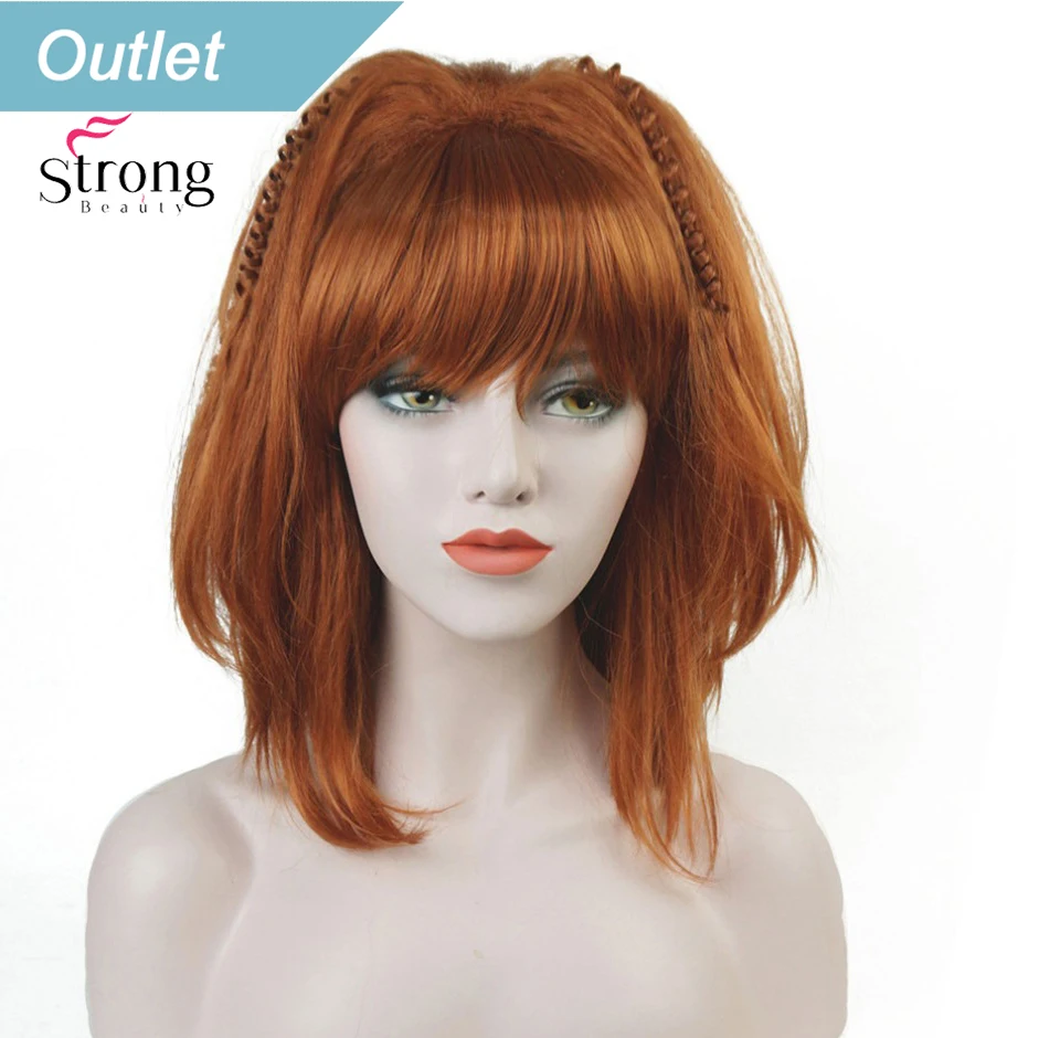 Парик для косплея StrongBeauty Alla Pugacheva парик медный красный черный светлый вечеринки