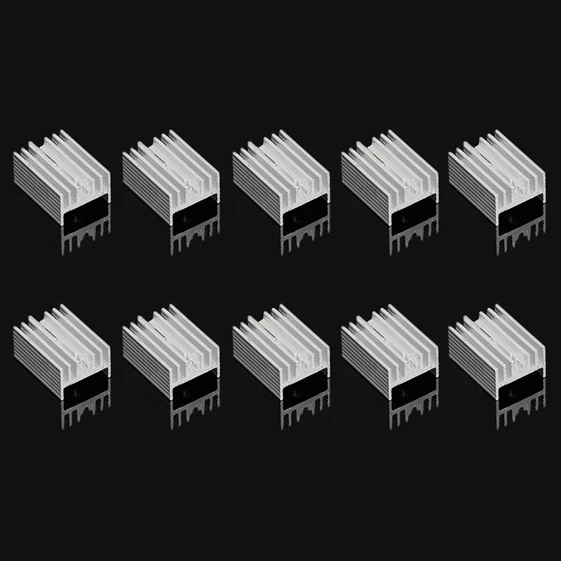 

10Pcs TO-220 21MM Cooling Radiator Aluminum Heatsink Transistor Heatsink Cooler Cooling With Needle for Computer
