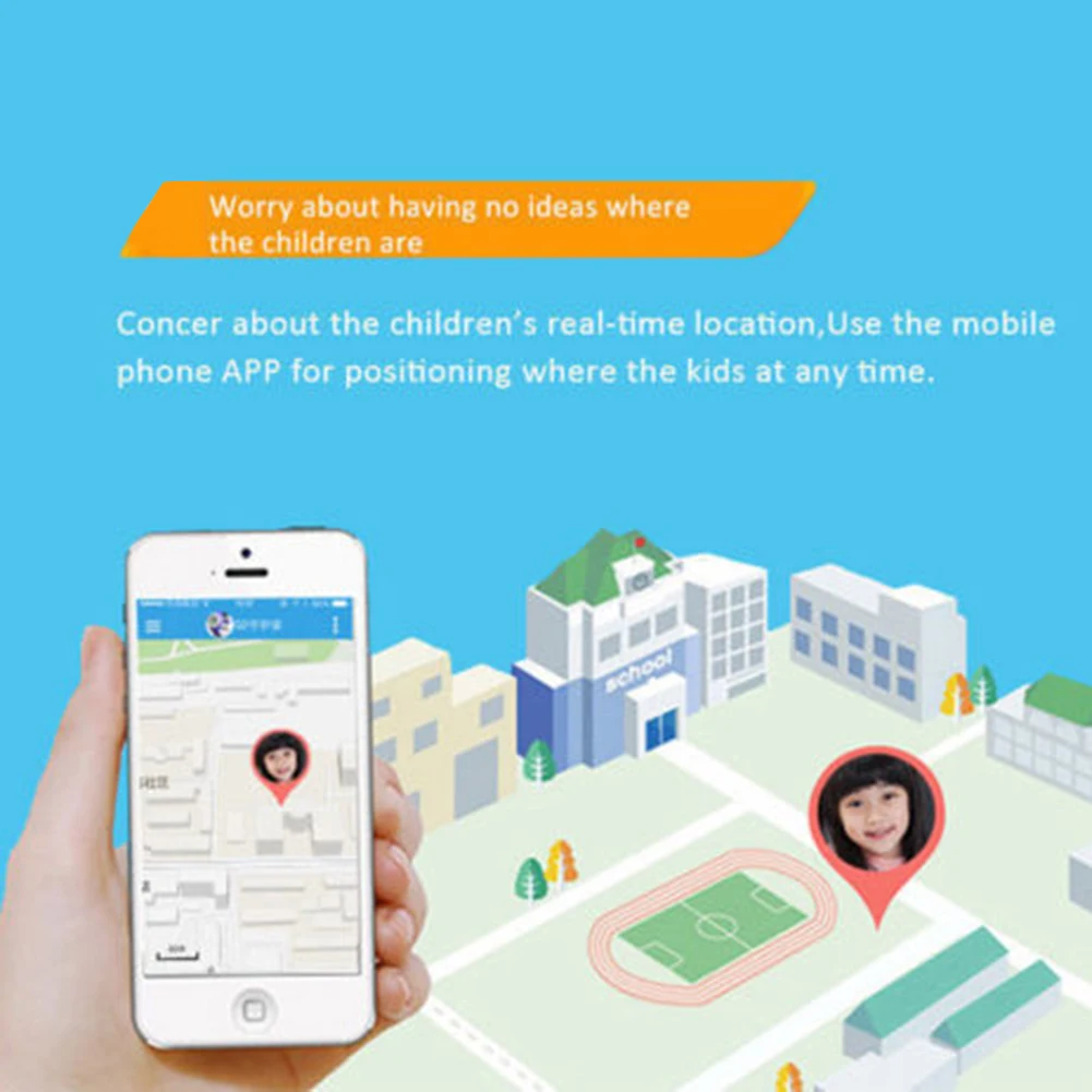  smart watches Children Kids Anti-Lost Smart Watch GPS Locating Tracker SOS Call Location Finder Wristwatch 