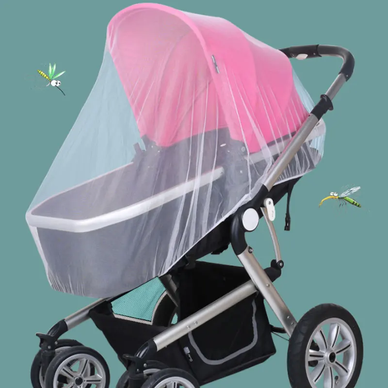 Universal Baby Mosquito Net Full Cover Baby Infant Kids Stroller Pushchair Mosquito Insect Net Mesh Full Cover Netting Outdoor
