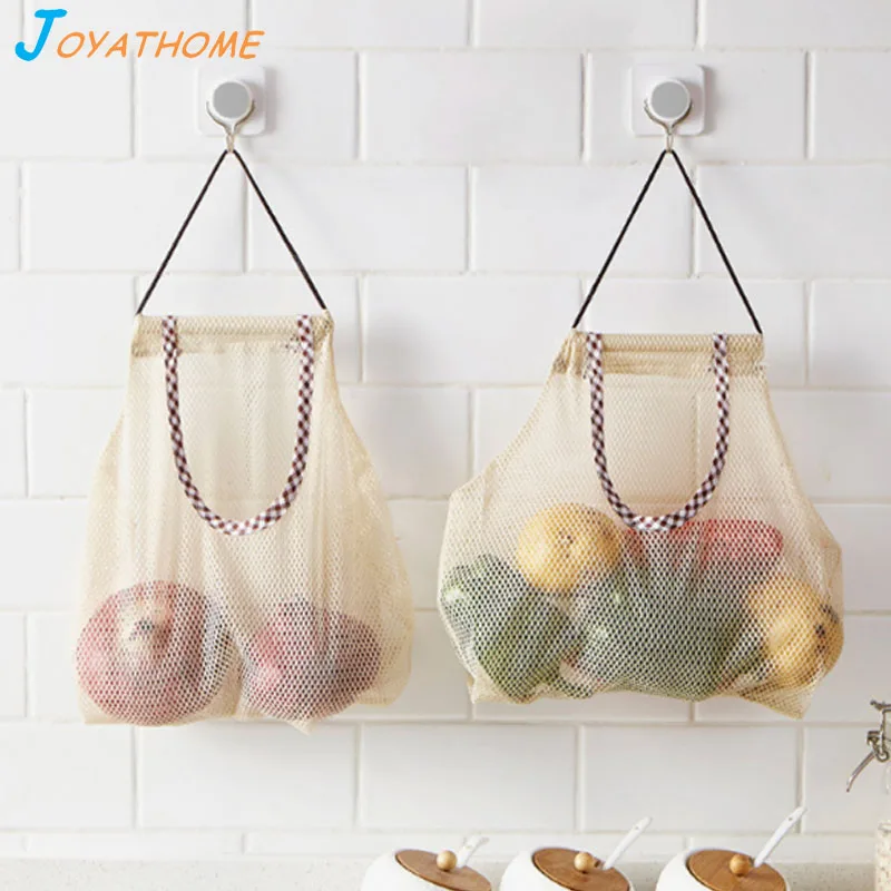 

Joyathome Kitchen Vegetable Storage Mesh Net Bag String Bag Multi-Functional Large Capacity Grocery Handbag Kitchen Organizers