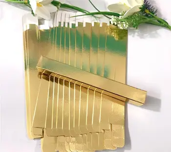 

1000pcs 1.6*1.6*14.5cm Silver Gold Eyeliner Packaging Paper Box Lipstick Pen Package Box