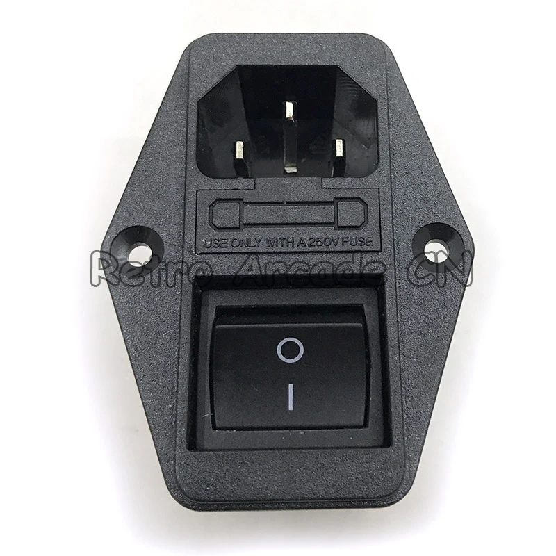 10 шт. 6A 115/250 V AC фильтр электромагнитных помех Аркада комплектующие для игровых автоматов монета игровой автомат