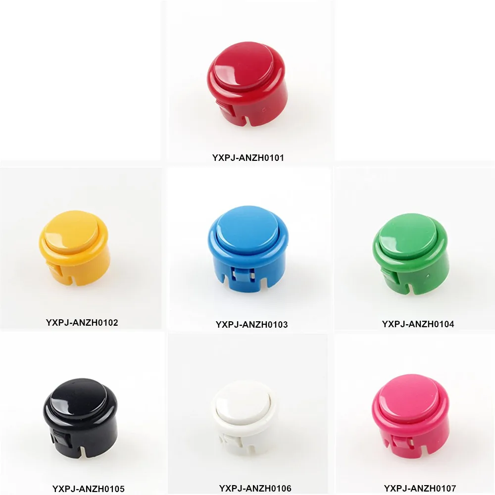 1pc 30mm push button color options