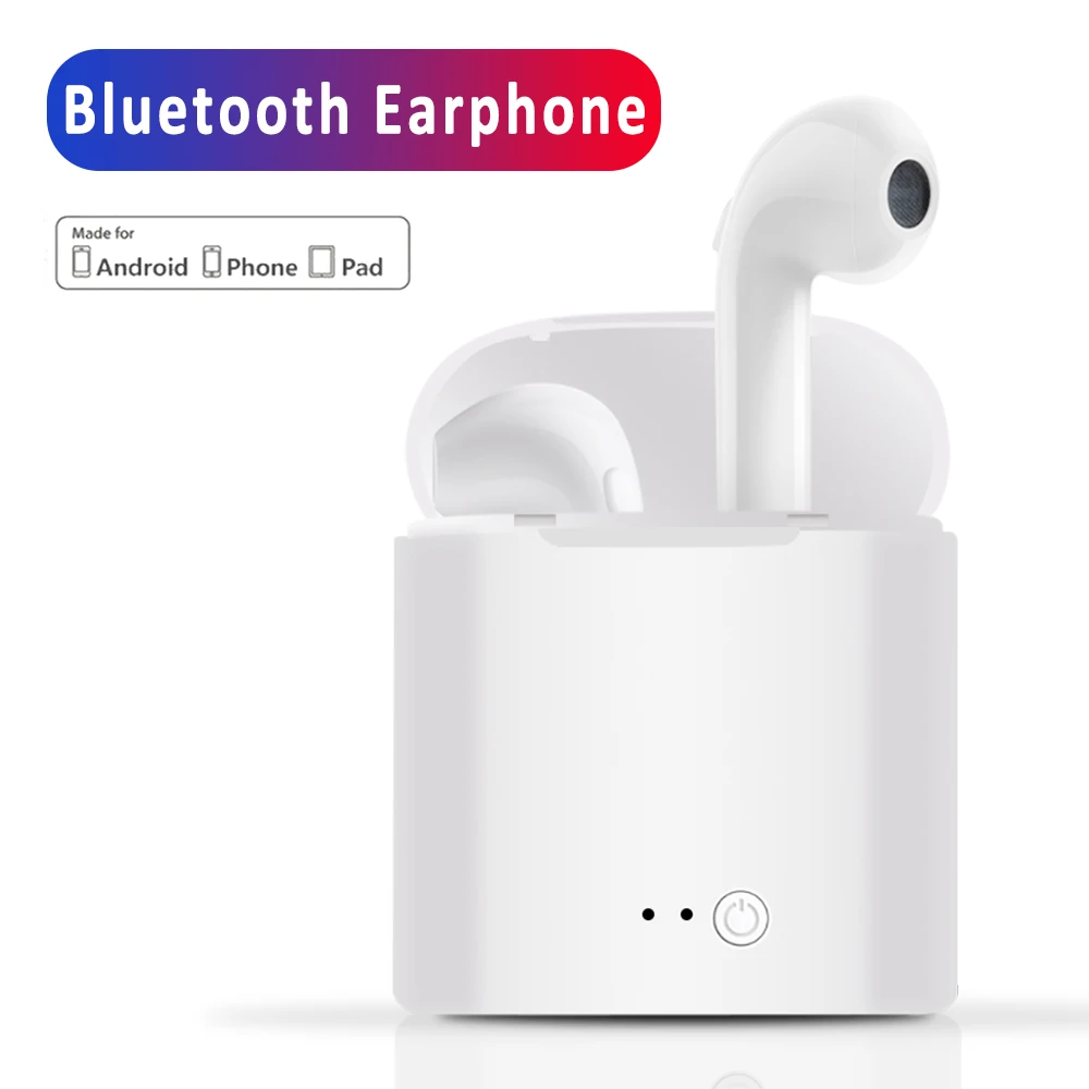 

i7s TWS Wireless Bluetooth Earphone Stereo Earbud Headset With Charging Box Mic in-ear earphones For iPhone Xiaomi smartphone