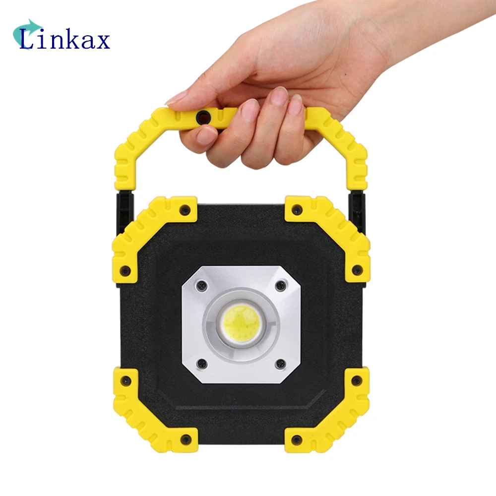

3 Modes COB LED Working light Waterproof Multi-function Camping Flashlight Hand Torch lamp With Hook Light By 3*AA Battery