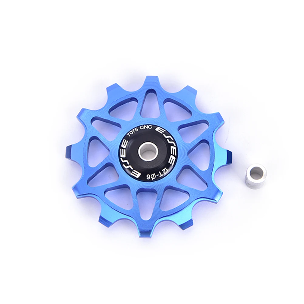 دراجة الخلفي Derailleur الألومنيوم 12 طن MTB الطريق دراجة الدراجات الخلفية Derailleur البكرة الأسطوانة المهمل تحمل جوكي عجلة أجزاء