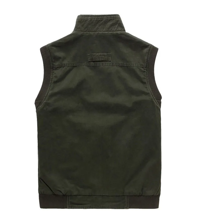 M~3XL 2015 Autumn Spring Reversible Casual Men Vest Coat AFS JEEP Cotton Pocket Cargo Outdoor Sleeveless Jackets Waistcoat Vests (11)