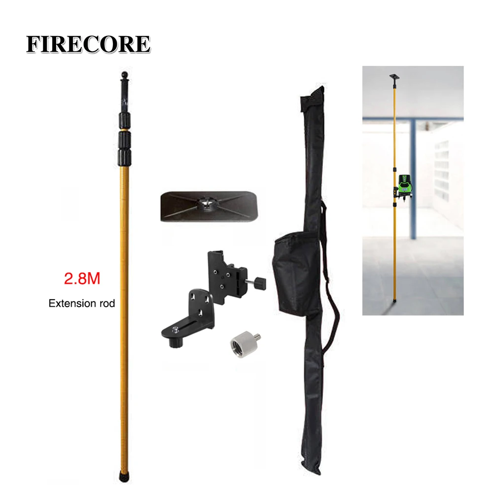 

FIRECORE 2.8M 5/8 and 1/4 Interface Extend Bracket for Laser Level