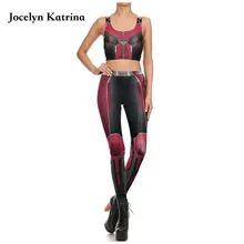 Jocelyn Катрина комплекты для фитнеса, йоги, женский спортивный костюм для бега, спортивный бюстгальтер+ лосины, одежда для спортзала