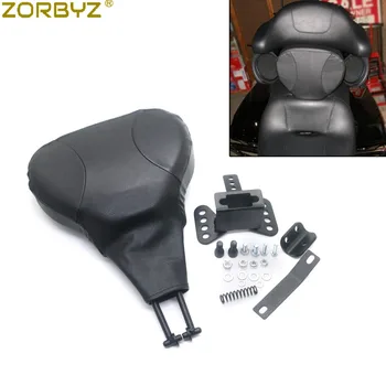 

ZORBYZ Motorcycle Black Adjustable Driver Rider Backrest For Harley Touring Road Electra Glide 1988-2008