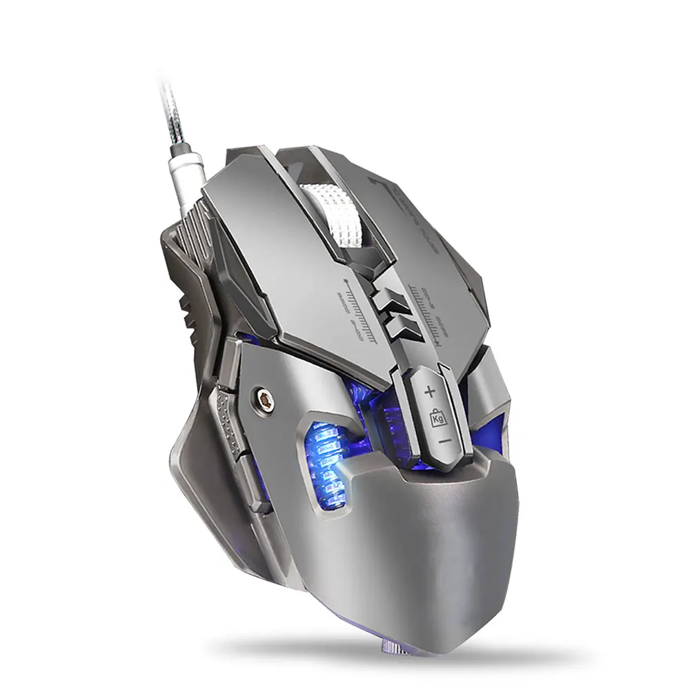 

USB Wired Optical Mice Mechanical Macro Definition Gaming Mouse 4000 DPI 7 Keys LED Polychromatic Laptop PC Gaming Mouse