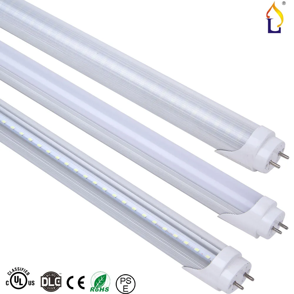 18W UL DLC T8 LED Tube Light ,5years warranty G13 4FT SMD2835 96led/pc
