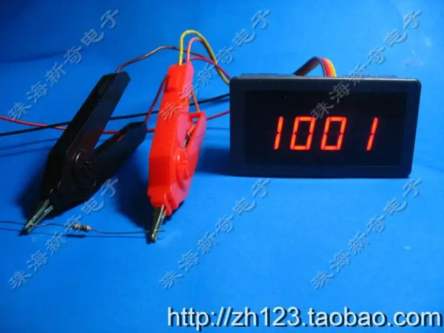 DC digital milliohm meter range 2 ohm low resistance