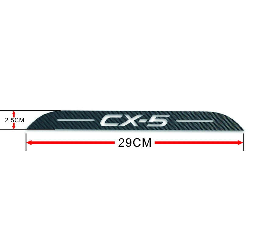 

Carbon Fiber Stickers And Decals Rear Rear High Mounted Stop Brake Lamp Light Car-Styling For Mazda Cx-5 2015 16 Accessories