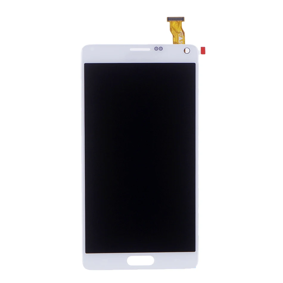 Original SUPER AMOLED LCD For Samsung Galaxy Note 4 Note4 N910A N910F LCD Screen Display Touch Digitizer Assembly Replacement - Цвет: white