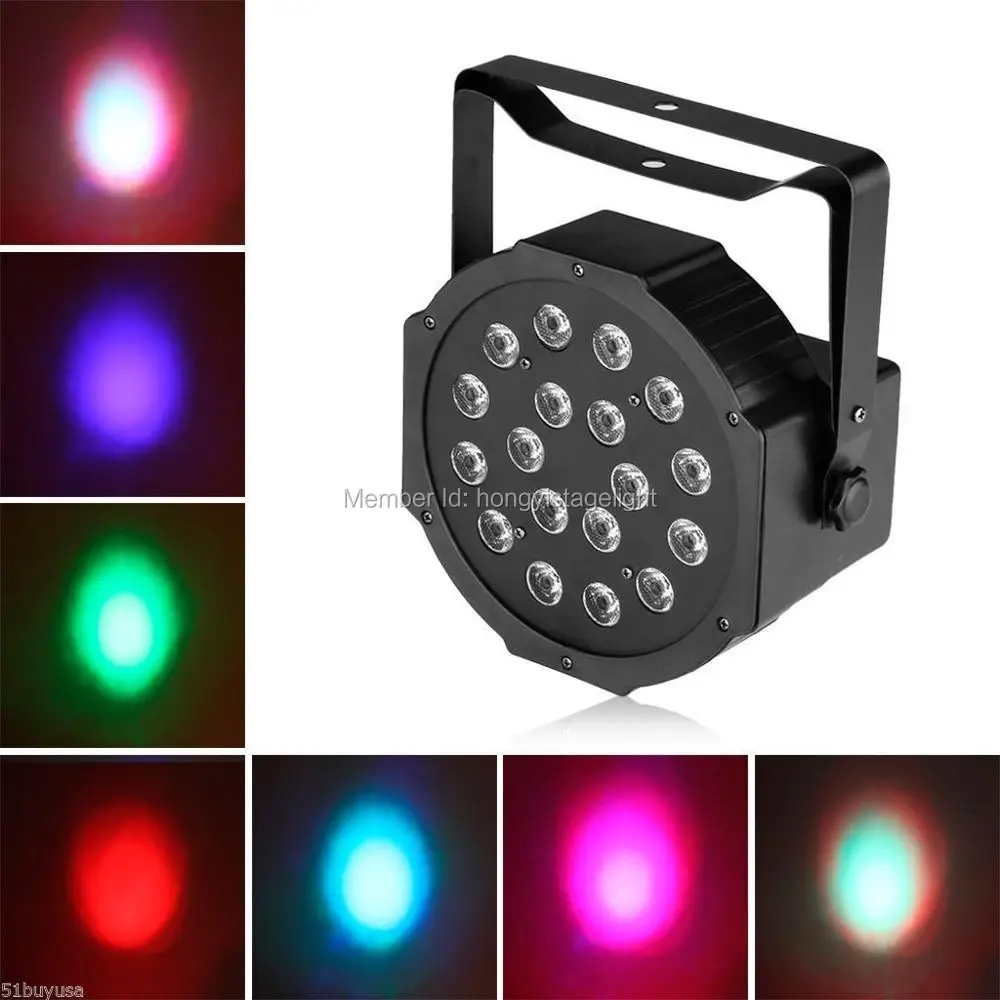 

Led par lighting 18x3W club lighting for stage bar dj party disco show