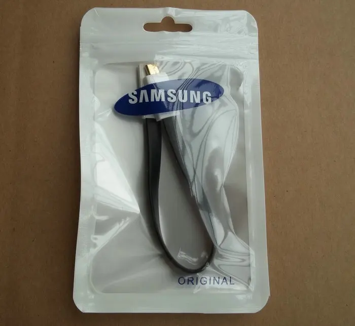 

100pcs 9*15cm Clear white Plastic zipper retail package zip lock Poly PP bag, for samsung USB cable charging packaging bags