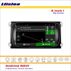 Liislee автомобиля Android GPS nav навигации Системы для Форда Фокус для mondeo 2007 ~ 2011 Радио Аудио Видео Мультимедиа нет dvd-плеер