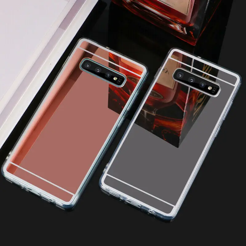 

NCSW Mirror Effective Soft Case For Samsung Galaxy S10 Plus S10e M10 M20 J2 Core A750 A9 2018 S6 S7 edge Note 9 Cover Capa