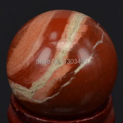 

Free Shipping Natural Stone Gemstone 30MM Red Flower Jasper Sphere Crystal Ball Chakra Healing Reiki Stone Carving Crafts