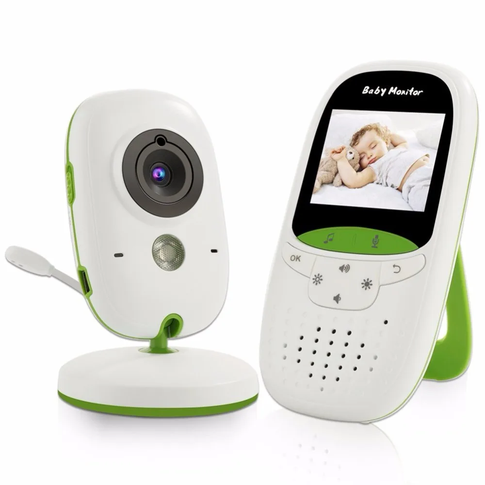 

babykam radio nanny wireless baby monitor 2.0 inch LCD IR Night Vision Temperature Monitor 8 Lullabies Baby Intercom nanny radio