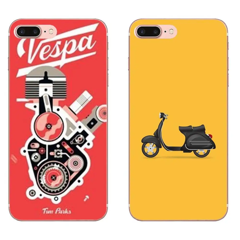 

Style Design Cell Phone Case Vespa Scooter Electric Car For Xiaomi Redmi Mi Note 7 8 9 SE Pro Lite Go Play