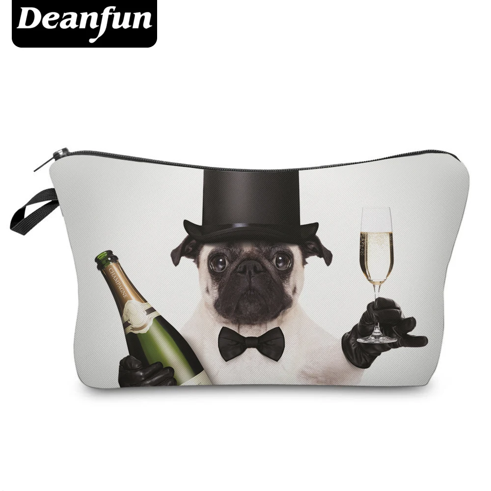 Deanfun التجميل أكياس 3D المطبوعة بووتي الصلصال النساء أدوات الزينة المنظم للمسافرين 50904