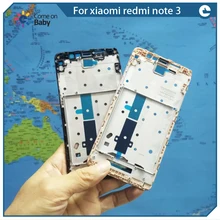  Nice For Xiaomi Redmi Note 3 Hongmi Note3 Front Bezel Frame Faceplate Housing Case With Adhesive Sticker LCD Housing Frame 