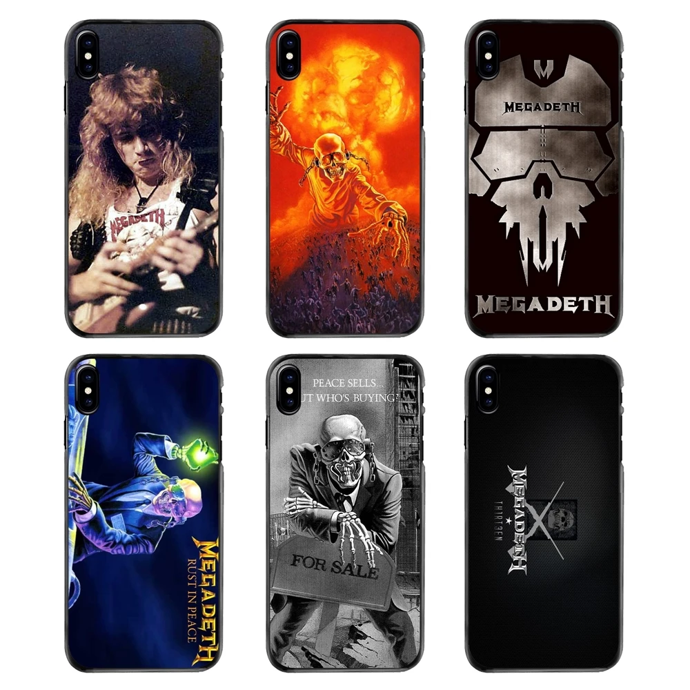 For Huawei P7 P8 P9 P10 Lite Plus 2017 2016 Honor 5C 6 4X 5X Mate 8 7 9 megadeth rust in peace Band Skull Poster Phone Skin Case |